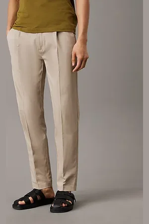 Calvin Klein Tapered Chino-Hose mit Bundfalten
