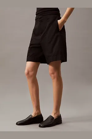 Calvin Klein Baumwoll-Leinen-Twill-Shorts