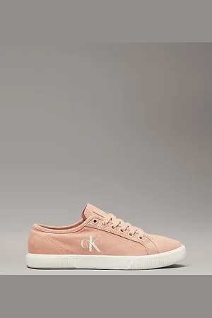 Calvin Klein Sneakers aus Canvas mit flachem Profil