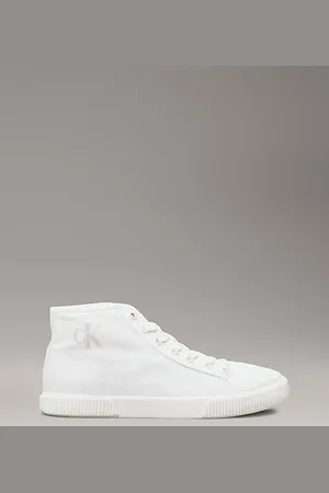 Calvin Klein High-Top-Sneakers aus Canvas mit flachem Profil