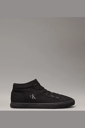 Calvin Klein High-Top-Sneakers aus Canvas mit flachem Profil