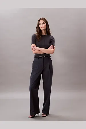 Calvin Klein Lässige Hose aus Baumwoll-Twill
