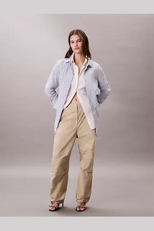 Calvin Klein Parachute-Hose aus weichem Nylon