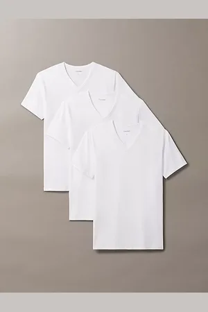 Calvin Klein 3er-Pack Lounge-T-Shirts mit V-Ausschnitt