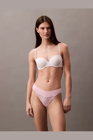 Calvin Klein String mit niedriger Leibhöhe - Icon Logo Lace