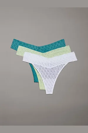 Calvin Klein 3er-Pack Strings mit niedriger Bundhöhe - Icon Logo Lace