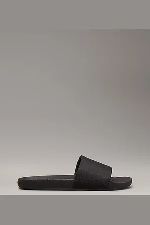 Calvin Klein Slippers mit Logo-Jacquardmuster