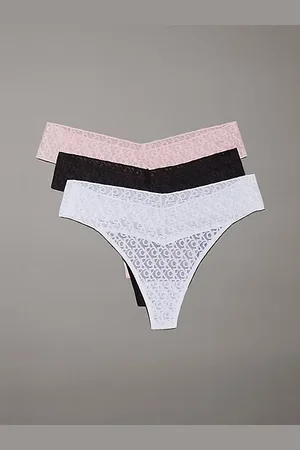 Calvin Klein 3er-Pack Strings mit niedriger Bundhöhe - Icon Logo Lace