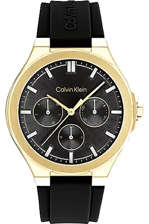 Calvin Klein Multifunktionsuhr aus vergoldetem Stahl