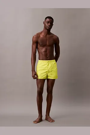 Calvin Klein Kurze Badeshorts mit Kordelzug - Logo Tape