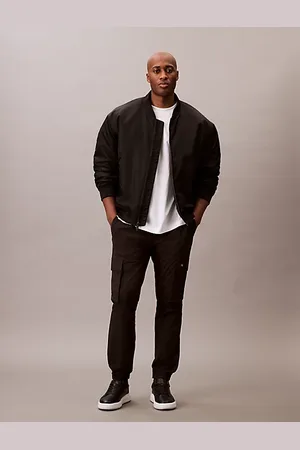 Calvin Klein Skinny-Ripstop-Cargohose in großen Größen