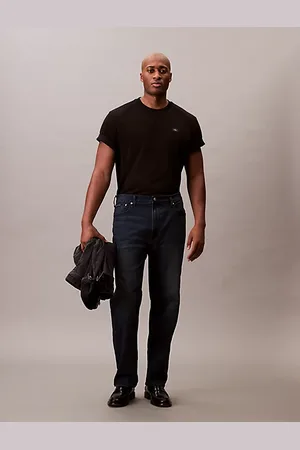 Calvin Klein Badge-T-Shirt in großen Größen