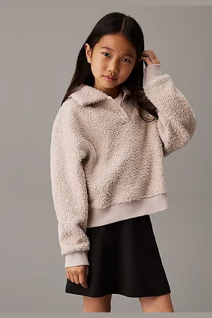 Calvin Klein Sweatshirt aus Teddy-Fleece