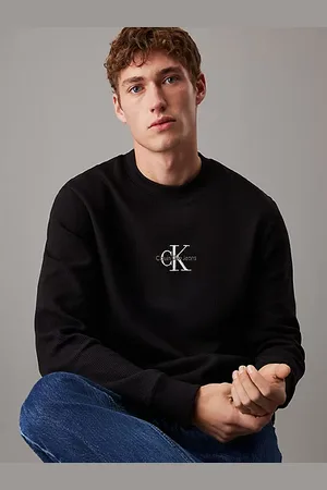 Calvin Klein Langarm-T-Shirt mit Waffelstruktur
