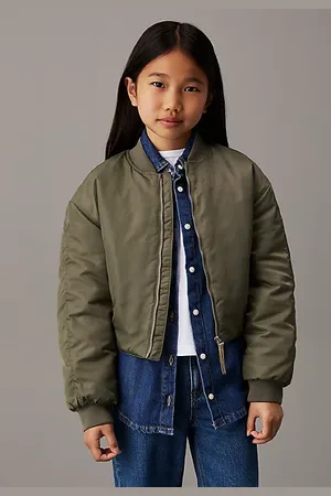 Calvin Klein Kastige Satin-Bomberjacke
