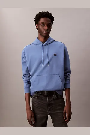 Calvin Klein Badge-Hoodie aus Baumwoll-Frottee