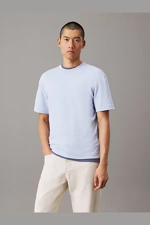 Calvin Klein T-Shirt aus lässigem Baumwoll-Interlock