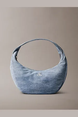 Calvin Klein Kleine Denim-Hobo-Bag