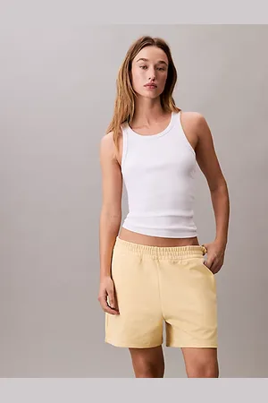 Calvin Klein Jogging-Shorts aus Baumwoll-Frottee