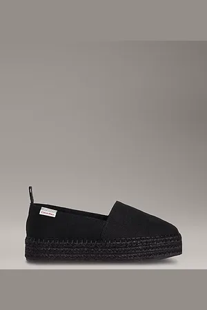 Calvin Klein Plateau-Espadrilles aus Canvas