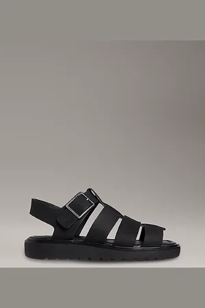Calvin Klein Fischer-Sandalen aus Leder