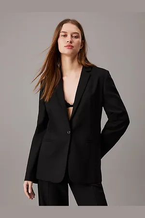 Calvin Klein Blazer aus Stretch-Wollgemisch