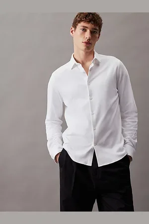 Calvin Klein Schmales weiches Jersey-Hemd