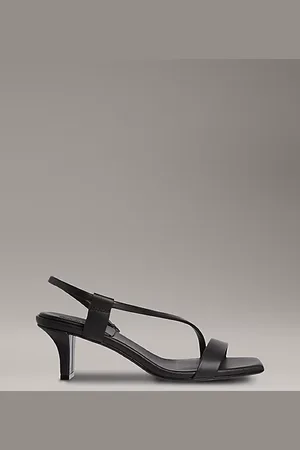 Calvin Klein Ledersandalen mit Absatz