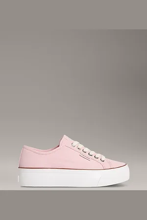 Calvin Klein Plateau-Sneakers aus Canvas