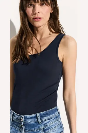 CECIL Damen Top in Unifarbe in , Gr: XL