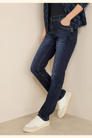 CECIL Damen Straight Leg Jeans in , Gr: 25