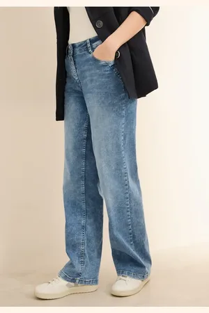 CECIL Damen Wide Leg Jeans in , Gr: 25
