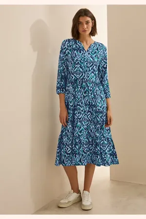 CECIL Damen Gemustertes Volant-Kleid in , Gr: M
