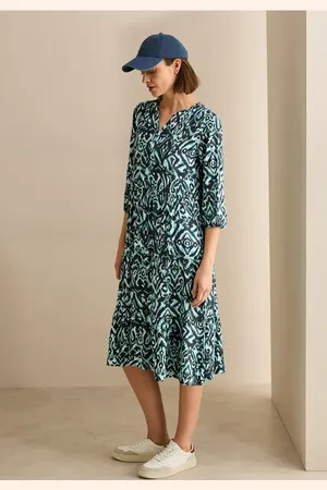 CECIL Damen Gemustertes Volant-Kleid in , Gr: S