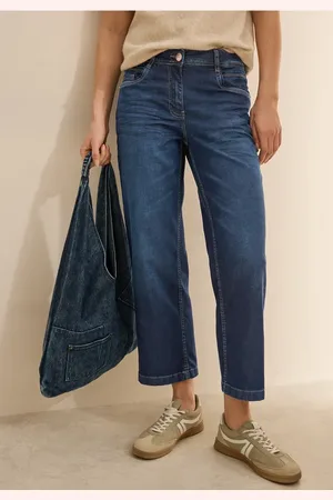 CECIL Damen Wide Leg Jeans in , Gr: 25