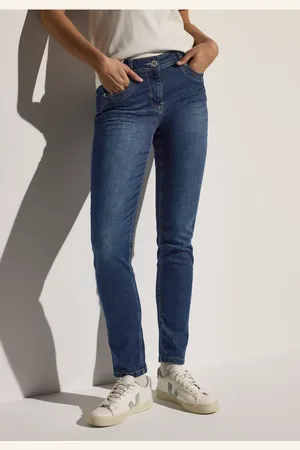 CECIL Damen Slim Fit Jeans in , Gr: 25