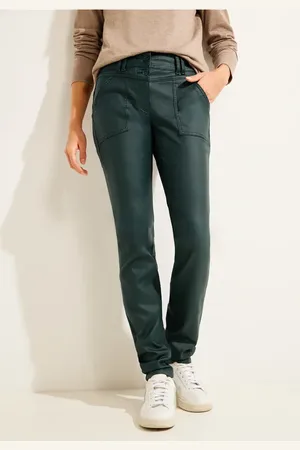 CECIL Damen Coating Slim Fit Hose in , Gr: 36