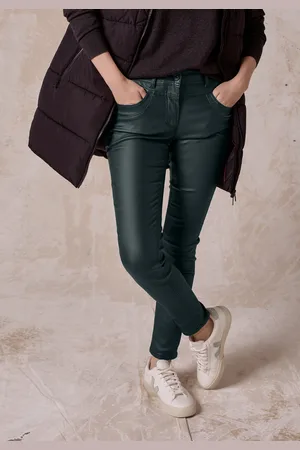 CECIL Lederimitathose »SCARLETT«, im Five-Pocket Style