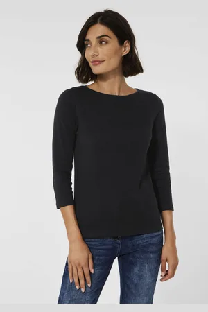 CECIL 3/4-Arm-Shirt, mit klassischem U-Boot-Ausschnitt