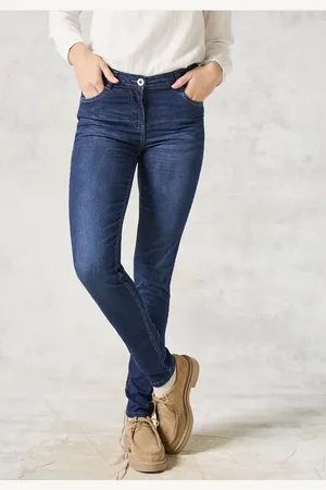 CECIL Damen Jeans im Slim Fit in , Gr: 28