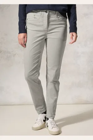 CECIL Damen Hose im Velvet-Look in , Gr: 25