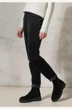 CECIL Damen Hose im Velvet-Look in , Gr: 25