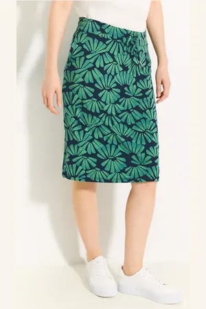 CECIL Damen Midirock mit Print in , Gr: XL