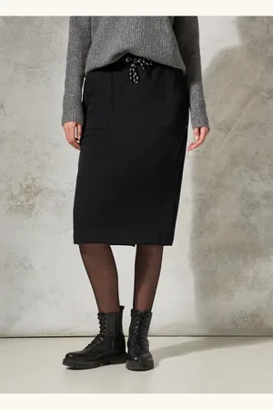 CECIL Damen Silk-touch Midi-Rock in , Gr: L