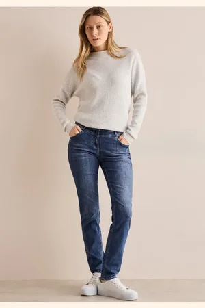 CECIL Damen Jeans im Casual Fit in , Gr: 25