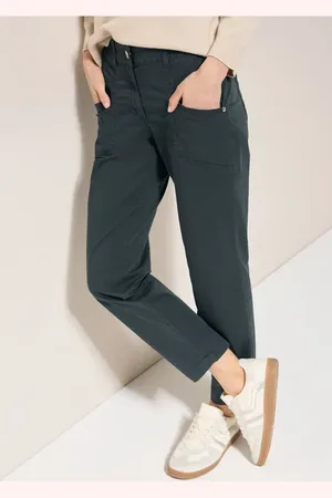 CECIL Damen Papertouch Hose in , Gr: XXL