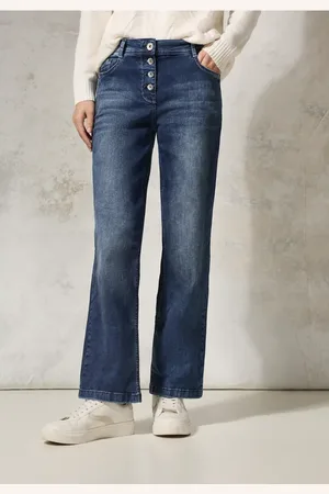 CECIL Damen Wide Leg Jeans in , Gr: 25