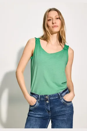 CECIL Damen Gewaschenes Jersey Top in , Gr: M