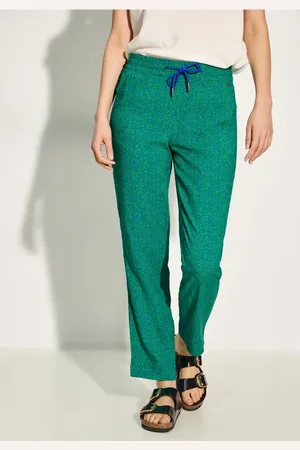 CECIL Damen Bequeme Print Hose in , Gr: XXL
