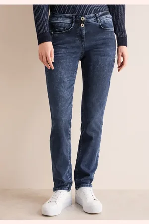 CECIL Damen Straight Leg Jeans in , Gr: 25